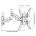 Plně polohovatelný držák Tv Fiber Mounts M7C84