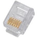 Plug 6p6c - RJ12,pack(100ks) 4111