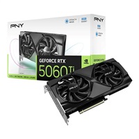 PNY VGA Nvidia GeForce RTX 5060 Ti 8GB Dual Fan, RTX 5060 Ti, 8GB GDDR7, 3xDP, 1xHDMI VCG5060T8DFXPB1
