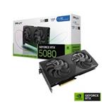 PNY VGA Nvidia GeForce RTX 5080 16GB OC Dual Fan slim, RTX 5080 OC, 16GB GDDR7, 3xDP, 1xHDMI VCG508016DFSXPB1-O