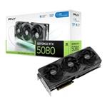 PNY VGA NVIDIA GeForce RTX 5080 Triple Fan 16GB OC, RTX 5080 OC, 16GB GDDR7, 3xDP, 1xHDMI VCG508016TFXPB1-O