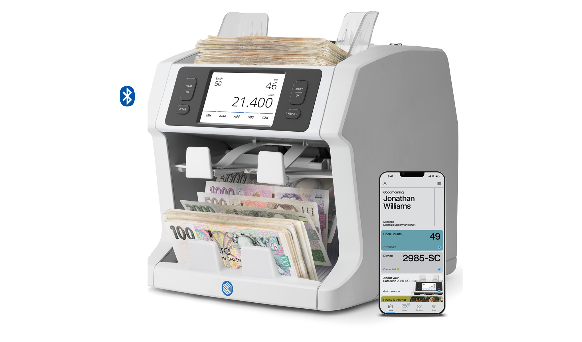 Počítačka bankovek SAFESCAN 2995-SC 112-0754