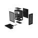 Počítačová skříň Genesis DIAXID 605F MIDI. USB-C. černá/Midi Tower/Transpar./Černá NPC-2046