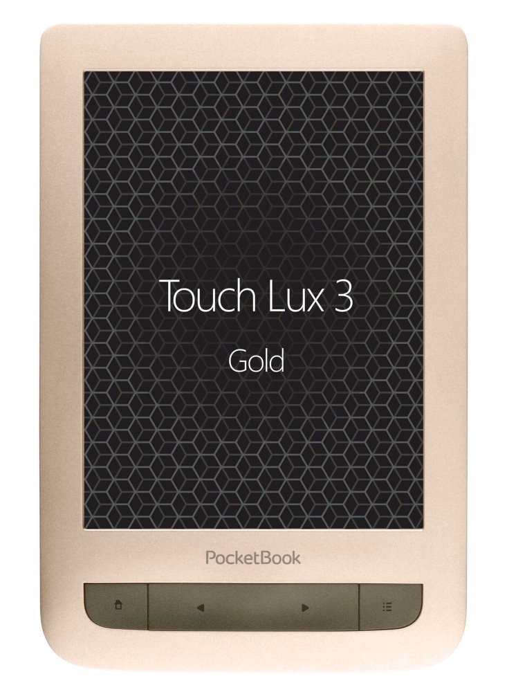 POCKETBOOK e-book reader 626 Touch Lux 3/ 4GB/ 6"/ Wi-Fi/ micro SD/ micro USB/ čeština/ zlatá PB626(2)-G-WW