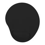 Podložka pod myš, ergonomická, gélová, čierna, Powerton WPEPE4-B