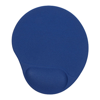 Podložka pod myš, ergonomická, gélová, námornická modrá, Powerton WPEPE4-NB