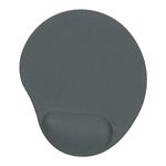 Podložka pod myš, ergonomická, gélová, šedá, Powerton WPEPE4-G