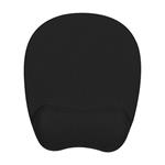 Podložka pod myš, ergonomická, pamäťová pěna, čierna, Powerton WPEPE6-B