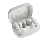 Poly bluetooth headset Voyager Free 60, BT700 USB-A adaptér, nabíjecí pouzdro, bílá 7Y8L3AA