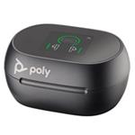 Poly Voyager Free 60+ UC Carbon Black Earbuds +BT700 USB-C Adapter +Touchscreen Charge Case 7Y8G4AA