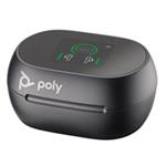 Poly Voyager Free 60+ UC M Carbon Black Earbuds +BT700 USB-C Adapter +Touchscreen Charge Case 7Y8H0AA