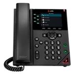 Poly VVX 350 6-Line IP Phone and PoE-enabled 89B68AA
