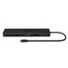 PORT CONNECT Dokovací stanice 11v1, 1x4K, RJ45,HDMI,Display Port,VGA,USB-C 100W, 4xUSB-A,micro/SD 3567042030305