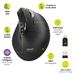 PORT CONNECT ERGO AUDITOR, ergonomická Bluetooth a 2,4GHz bezdrátová nabíjecí myš, USB-C, černá 3567049102043