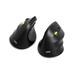 PORT CONNECT Ergo Shape, bezdrátová dobíjecí myš, USB-A/Bluetooth, 2.4GHz, levoruká, 2400DPI, černá 3567049100087