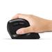PORT CONNECT Ergo Shape, bezdrátová dobíjecí myš, USB-A/Bluetooth, 2.4GHz, pravoruká, 2400DPI, čern 3567049100070