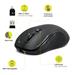 PORT CONNECT ESSENTIAL, bezdrátová dobíjecí myš, Bluetooth i Wireless, černá 3567049100100