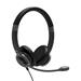 PORT CONNECT ON&apos;R 300 Stereo headset ACTIVE OFFICE s mikrofonem USB-A/USB-C, černá 3567049120016