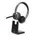 PORT CONNECT ON&apos;R 700 Binaurální Bluetooth stereo headset PRO s nabíjecí základnou, černá 3567049120030