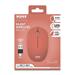 PORT CONNECT Wireless COLLECTION, bezdrátová myš, USB-A a USB-C dongle, 2.4Ghz, 1600DPI, cihlová 3567049005429