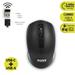 PORT CONNECT Wireless office, bezdrátová myš, USB-A/USB-C dongle, 2,4Ghz, 1000DPI, černá 3567049005085
