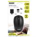 PORT CONNECT Wireless office, bezdrátová myš, USB-A/USB-C dongle, 2,4Ghz, 1000DPI, černá 3567049005085