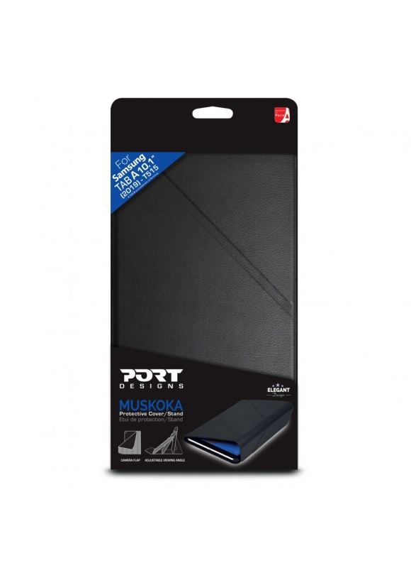 PORT DESIGNS MUSKOKA pouzdro na Samsung tablet TAB A, 10,1" T515, 2019, černé 3567042014107