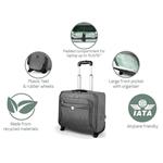 PORT DESIGNS YOSEMITE ECO TROLLEY 15,6&quot; taška na kolečkách, šedá 3567044007084