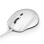 PORT optická myš SILENT, USB-A/USB-C, 3600 DPI, bílá 900712