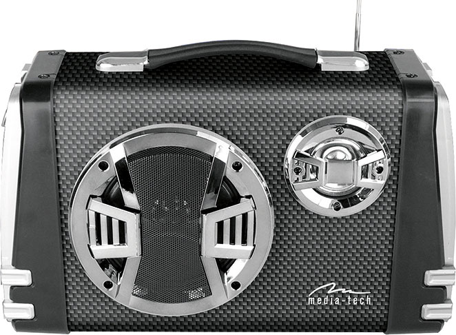 Portable Bluetooth speaker system MediaTech Karaoke Boombox BT with mic. MT3149