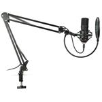 POŠKOZENÝ OBAL - SPC Gear mikrofon SM900 Streaming microphone / USB / polohovatelné rameno / pop filtr / drž ACCSIL0001V