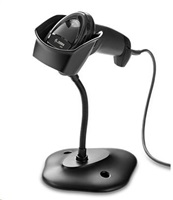 POŠKOZENÝ OBAL - Zebra čtečka DS2208, 2D čtečka čarového kódu, KIT, black, USB-HID + stojan DS2208-SR7U2100SGW-R