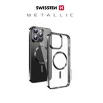 POUZDRO SWISSTEN CLEAR JELLY MagStick METALLIC PRO SAMSUNG S931B GALAXY S25 5G ČERNÉ 33001727