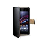 Pouzdro typu kniha Wallet pro Xperia Z, černé puzdroXperiaZ