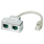 POUŽITÉ - DATACOM "Y" adaptér STP CAT5E PC / PC+PC 4251-VYP