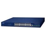 POUŽITÉ - Planet GS-6311-24HP4X L3 switch, 24x1Gb, 4x10Gb SFP+, 8x PoE 802.3bt + 16x PoE 802.3at 480W GS-6311-24HP4X-VYP