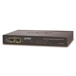 POUŽITÉ - Planet GSD-1002M L2 switch, 8x1Gb, 2x1Gb SFP, 48-56VDC, fanless GSD-1002M-VYP