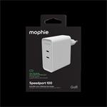 Power Adapter GaN USB-C Dual 100W White 409920002