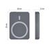 Power bank EMOS WI 522, 5 000 mAh, 20 W+Wireless, šedá B0555GY