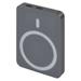 Power bank EMOS WI 522, 5 000 mAh, 20 W+Wireless, šedá B0555GY