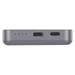 Power bank EMOS WI 522, 5 000 mAh, 20 W+Wireless, šedá B0555GY