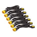 Power Cord Kit (6 ea), Locking, C13 to C14, 0.6m AP8702S-WW