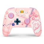 PowerA Enhanced Nabíjecí bezdrátový herní ovladač pro Nintendo Switch - Super Mario Princess Peach Plaid NSGP0255-01