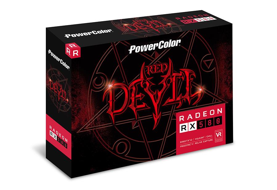 PowerColor Red Devil Radeon RX 580, 8GB GDDR5, DL DVI-D/ HDMI/ DisplayPort x3 AXRX 580 8GBD5-3DH/OC