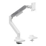 Powerton ERGO MONOA Polohovatelný držiak pre monitor, biely, 2-20KG, svorka, 17"- 49", 75x75/100x10 WPEMR5-W