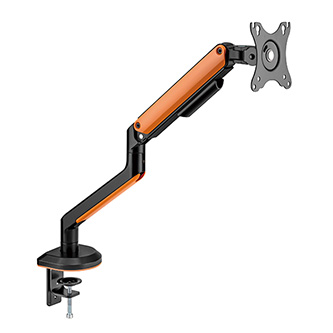 Powerton ERGO VISTA Polohovatelný držiak pre monitor, čierny, 2-9KG, svorka, 17"- 32", 75x75/100x10 WPEMR3-B