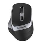 Powerton LIFE FLIXO Myš bezdrôtová, čierno-strieborná, 1600DPI WPM10SL