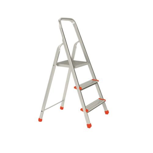 Pracovné schodíky AL 3 (600 mm), 3 stupně, nosnost 120 kg 467133