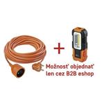 Predlž. kábel 25 m / 1 zásuvka / oranžový + P3888 P01125E