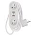 Predlžovací kábel 1,4 m / 2 zásuvky+2×USB-A+1×USB-C / s vypínačom / biely / PVC / 1,5 mm2 8592920141144